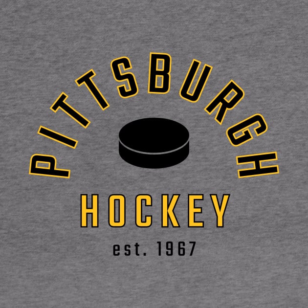 Vintage Pittsburgh Hockey by YinzerTraditions